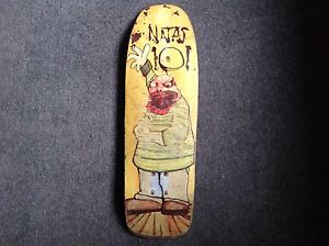 Vintage Natas 101 skateboard deck