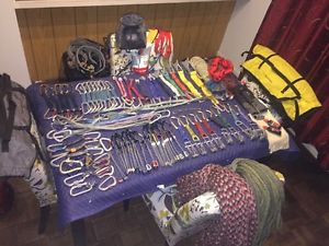 Rock Climbing Equipment Lot