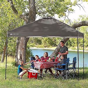 Ozark Trail Instant 10x10 Canopy w 4 Chairs  Bundle Sports Camping Vacation Lake