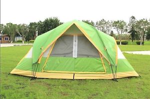 5-8 Persons POP UP Family Outdoor Waterproof Sunscreen Camping Hiking Tent #