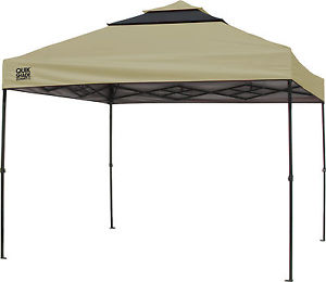 Quik Shade SX100 10x10 Instant Canopy - Taupe/Graphite