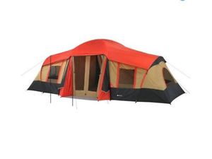 New Instant 10-Person 3-Room Cabin Tent Outdoor Mud Mat Sleeps Camping Ozark