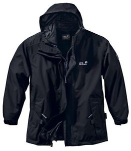 Jack Wolfskin „Iceland 3 in1-Jacke“, Schwarz, Dame, M