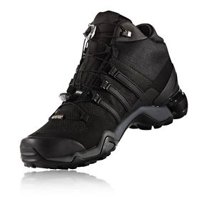 Adidas Terrex Fast R Mid Mens Black Gore Tex Waterproof Walking Boots Shoes