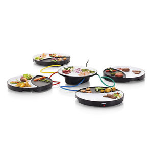 Soporte De Mesa Set Parrilla Eléctrico Conjunto para 4 personas, Cena 4