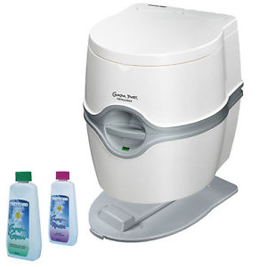 WC CHIMIQUE CAMPA EXCELLENCE 21L THETFORD TOILETTES MOBILES ELECTRIQUE + SET