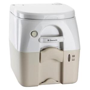 Dometic 975Msd Portable Toilet 5.0 Gal Tan W/ Brackets Msd