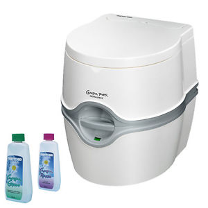 WC CHIMIQUE CAMPA EXCELLENCE 21L THETFORD TOILETTES MOBILES ELECTRIQUE + SET