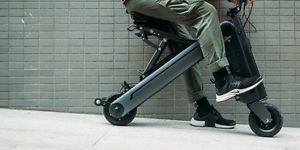 Electric folding scooter APP+LCD