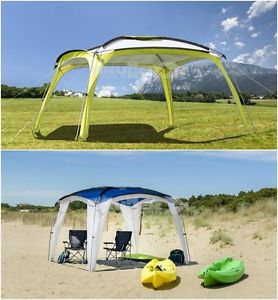 GAZEBO TENDA PARASOLE CAMPEGGIO SPIAGGIA MARE BRUNNER MEDUSA II 4x4