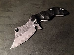 Apeiron Bladeworks , Custom, Flipper, Knife, Full Handmade, One Off, noStrider