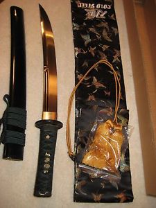 Cold Steel 88DT  Dragonfly O Tanto 15" blade, wood scabbard, silk bag beautiful