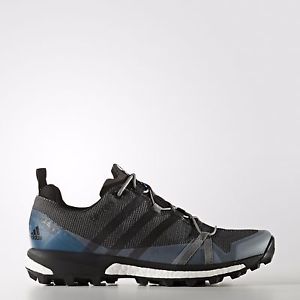 Adidas Men's Outdoor Terrex Agravic Goretex Hiking Trail Shoes Black AQ4072