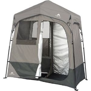 camping shower, 2 room, portable, large, solar heated,private shower