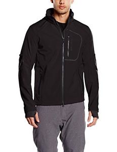 Northland Professional Serge giacca da uomo Softshell, Black, M, 02-07407