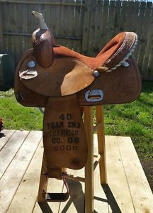 13 1/2 - 14" Used Circle Y Proven NBHA Barrel Saddle