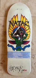 NOS Natas Kaupas Designarium Skateboard Deck #80/500 Santa Cruz Bulldog SMA Gonz