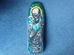 Vintage Santa Cruz Skateboard Deck Jeff Kendall Atom Man NOS