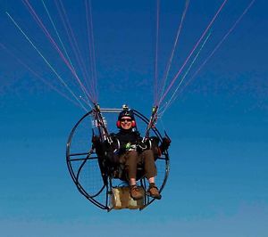 flattop ninja paramotor USA Vittorazi Moster 185 motorized paraglider