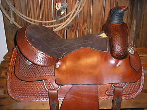 WESTERN 18" ALL-AROUND ROPING SADDLE, Tack