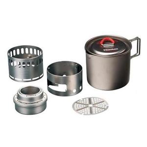 Evernew Appalachian Set - Pot, Multi-Fuel Stove, Pot Stand, And Windscreen