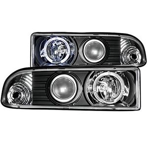 Anzo USA 111015 Chevrolet S10 Projector with Halo Black Headlight Assembly -