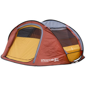 EXPLORE PLANET EARTH SPEEDY 4 POP UP TENT W/ LED LIGHT - 4 PERSON TENT (SPE4MTL)