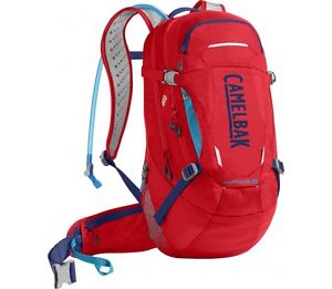 CamelBak HAWG LOW RIDER-20 HYDRATION BAG 3L Back Panel RED/PITCH BLUE *USA Brand