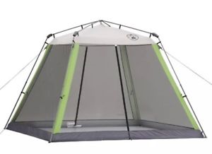 2 Coleman 10 x 10 Instant Screened Camping Tent Canopy Shelters