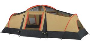 10-Person 3-Room Vacation Tent With Built-In Mud Mat Ozark Trail Free Shipping!