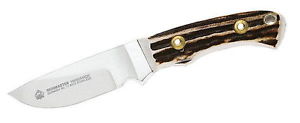 Puma Skinmaster II, 1.4116, Deer antler, Leather sheath