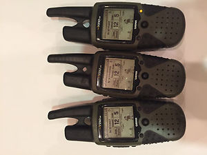 3xGarmin Rino 120 Handheld GPS Two Way Radio