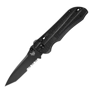 Benchmade 909SBK STRYKER / Black Serrated Blade/ Textured G10 Handle