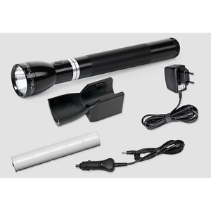 100% AUTHENTIC Maglite Torche Rechargeable LED Magcharger Noir Maglite Coffret