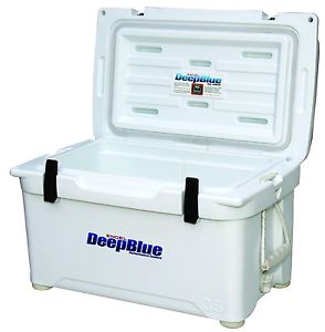 Engel Deep Blue 35Qt 35 Quart White DeepBlue Cooler Ice Chest - ENG35W