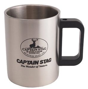 CAPTAIN STAG Cup barbecue BBQ mug Freedom double-Sten 420ml M-7327