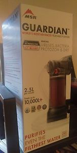 MSR Guardian water purifier filter brand new in the box