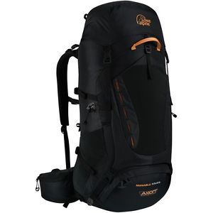 LOWE ALPINE MANASLU 55:65 LARGE BACKPACK (BLACK)