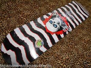 Vintage POWELL PERALTA Caballero Peeping Skeleton Skateboard Skate Board Deck