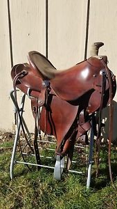 15 inch Well Made Ranch Roping Saddle