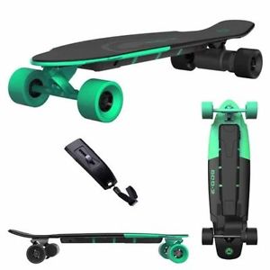 Yuneec E-Go2 Electric Longboard Skateboard, Deep Mint