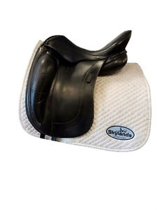 Used Schleese HK (Heike Kemmer) Dressage Saddle - Size: 17" - Black