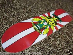 Vintage DOGTOWN DTS SHOGO KUBO Rising Sun Japan Red Skateboard Skate Board Deck