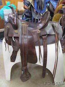 Trevor James Saddlery Australian Made Shootist 1800's Replica Saddle Used