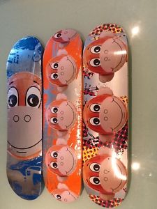 SET OF 3 Jeff Koons Supreme Skateboard Decks 'Monkey Train'