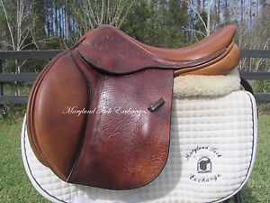 17.5" COUNTY INNOVATION XTR close contact jumping saddle- MEDIUM TREE!!!!