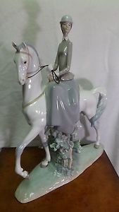 Lladro 4516 Female Equestrian Great Condition Retired