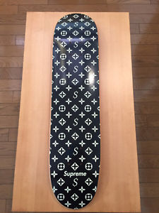 Vintage 2000 LOUIS VUITTON x SUPREME Monogram Icon Skateboard Skate Board Deck