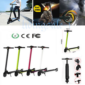 Electric Kick Scooter Portable Light Bike Foldable Carbon Fiber LG Battery