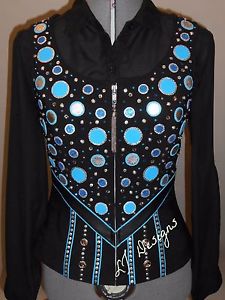 LJ Designs Horsemanship Showmanship Pleasure Rail Vest Jacket Brand New!